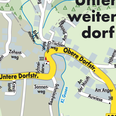 Stadtplan Unterweitersdorf