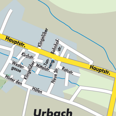 Stadtplan Urbach