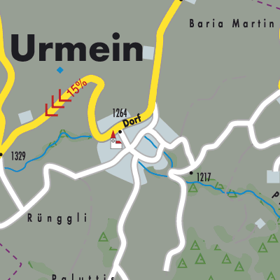 Stadtplan Urmein