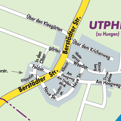 Stadtplan Utphe
