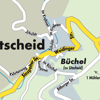 Stadtplan Utscheid