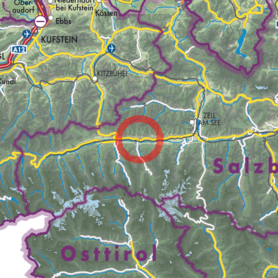 Landkarte Uttendorf