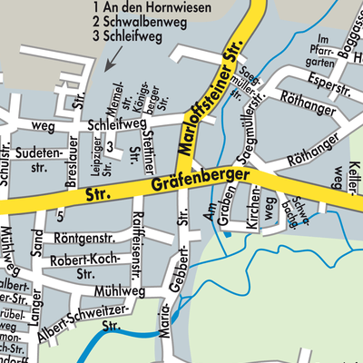 Stadtplan Uttenreuth (VGem)