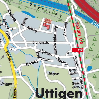 Stadtplan Uttigen