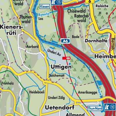 Übersichtsplan Uttigen