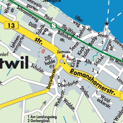 Stadtplan Uttwil