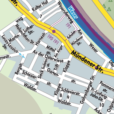 Stadtplan Vaake