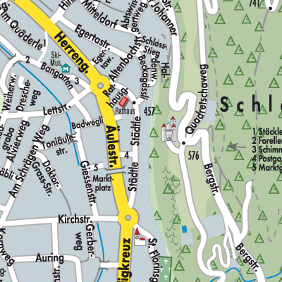 Stadtplan Vaduz