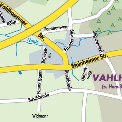Stadtplan Vahlhausen