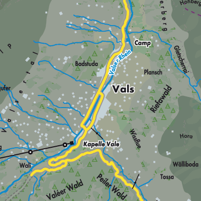 Übersichtsplan Vals