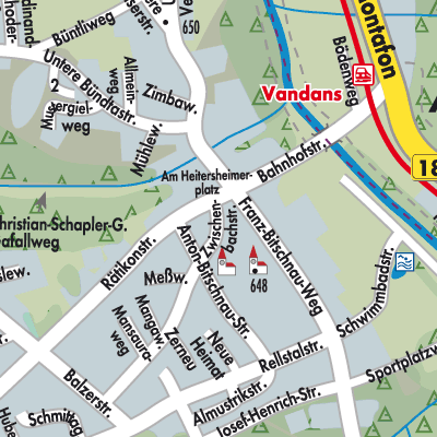 Stadtplan Vandans