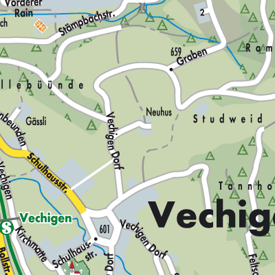 Stadtplan Vechigen