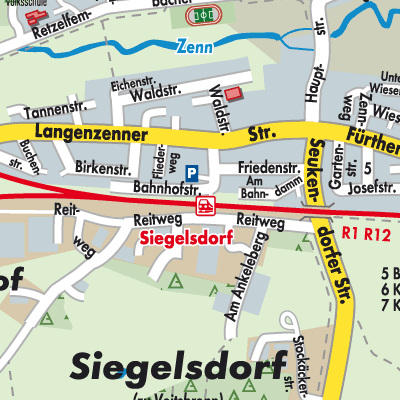 Stadtplan Veitsbronn (VGem)
