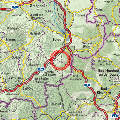 Landkarte Veitsteinbach