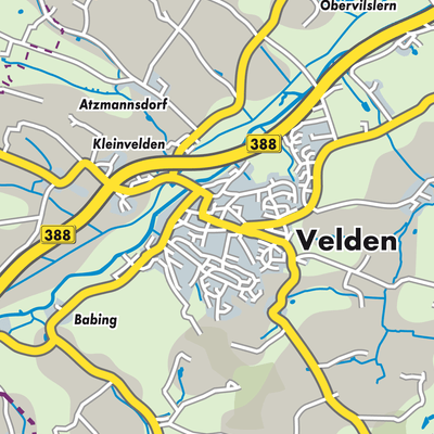 Übersichtsplan Velden