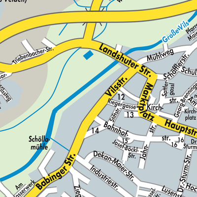 Stadtplan Velden (VGem)