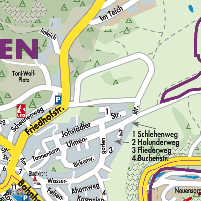 Stadtplan Velden (VGem)