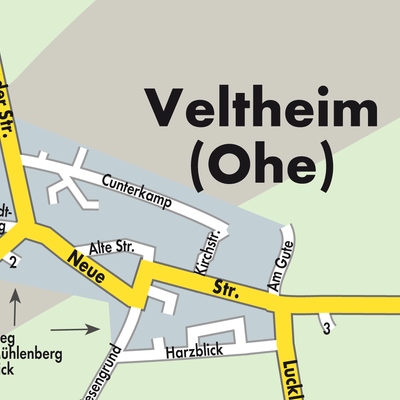Stadtplan Veltheim