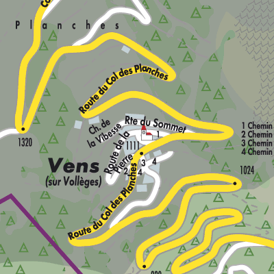 Stadtplan Vens