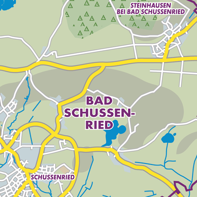 Übersichtsplan Verwaltungsgemeinschaft Bad Schussenried