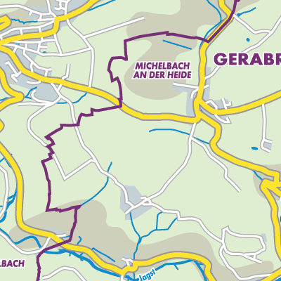 Übersichtsplan Verwaltungsgemeinschaft Gerabronn