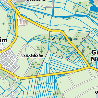 Übersichtsplan Verwaltungsgemeinschaft Graben-Neudorf