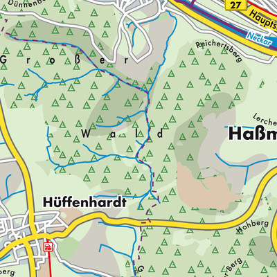 Übersichtsplan Verwaltungsgemeinschaft Haßmersheim