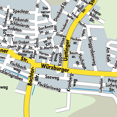 Stadtplan Verwaltungsgemeinschaft Helmstadt