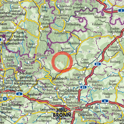 Landkarte Verwaltungsgemeinschaft Limbach