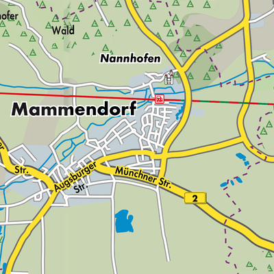 Übersichtsplan Verwaltungsgemeinschaft Mammendorf