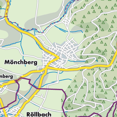 Übersichtsplan Verwaltungsgemeinschaft Mönchberg