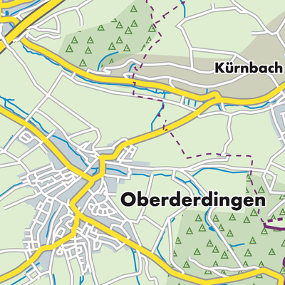 Übersichtsplan Verwaltungsgemeinschaft Oberderdingen