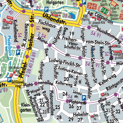 Stadtplan Verwaltungsgemeinschaft Öhringen