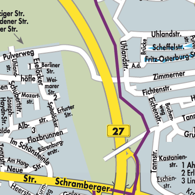 Stadtplan Verwaltungsgemeinschaft Rottweil