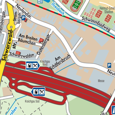 Stadtplan Verwaltungsgemeinschaft Sinsheim