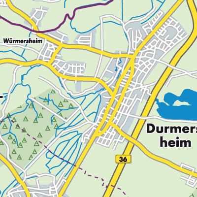 Übersichtsplan Verwaltungsverband Durmersheim