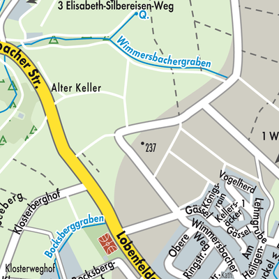 Stadtplan Verwaltungsverband Elsenztal