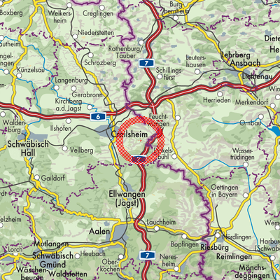 Landkarte Verwaltungsverband Fichtenau