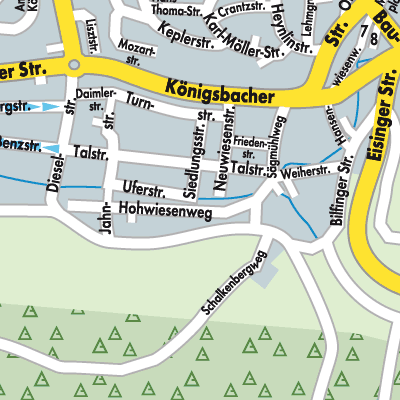 Stadtplan Verwaltungsverband Kämpfelbachtal
