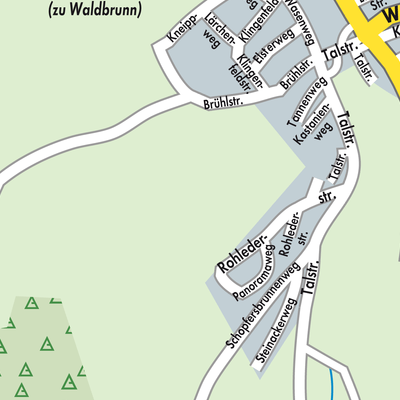 Stadtplan Verwaltungsverband Neckargerach-Waldbrunn