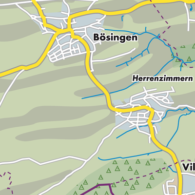 Übersichtsplan Verwaltungsverband Villingendorf