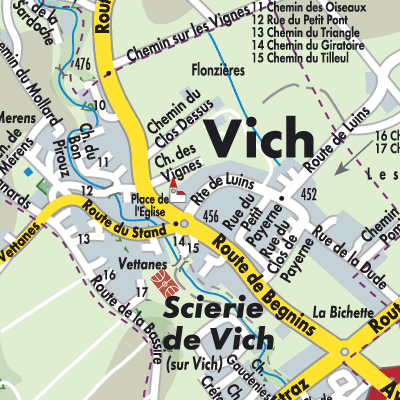 Stadtplan Vich