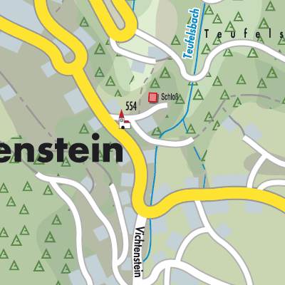 Stadtplan Vichtenstein
