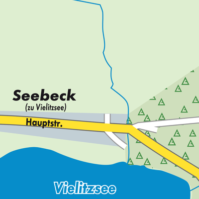 Stadtplan Vielitzsee