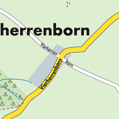 Stadtplan Vierherrenborn