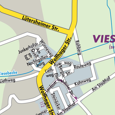 Stadtplan Viesebeck