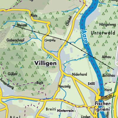 Übersichtsplan Villigen