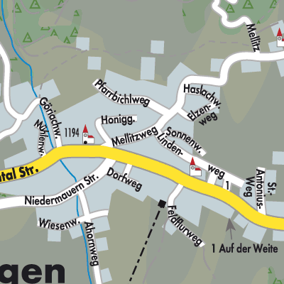 Stadtplan Virgen