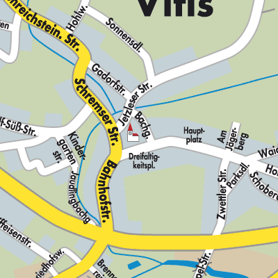 Stadtplan Vitis