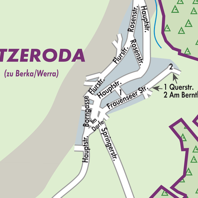 Stadtplan Vitzeroda